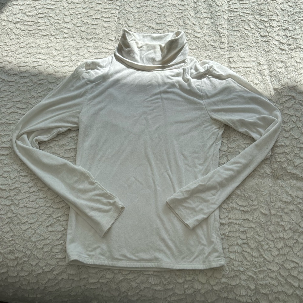 White Turtleneck Shirt